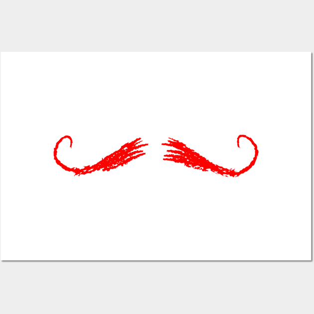 Just the 'Stache Wall Art by TrickyBiz